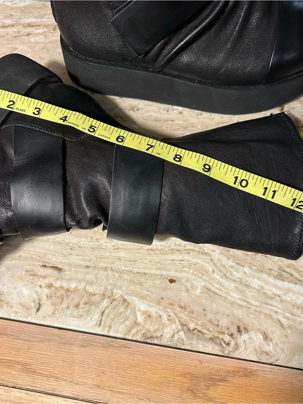 PURO Secret Black Platform Boots (approximate size women’s 9.5)